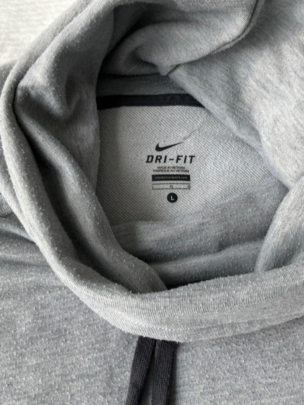Nike Dri-FIT Grey Sweatshirt Pullover Men’s Size Large